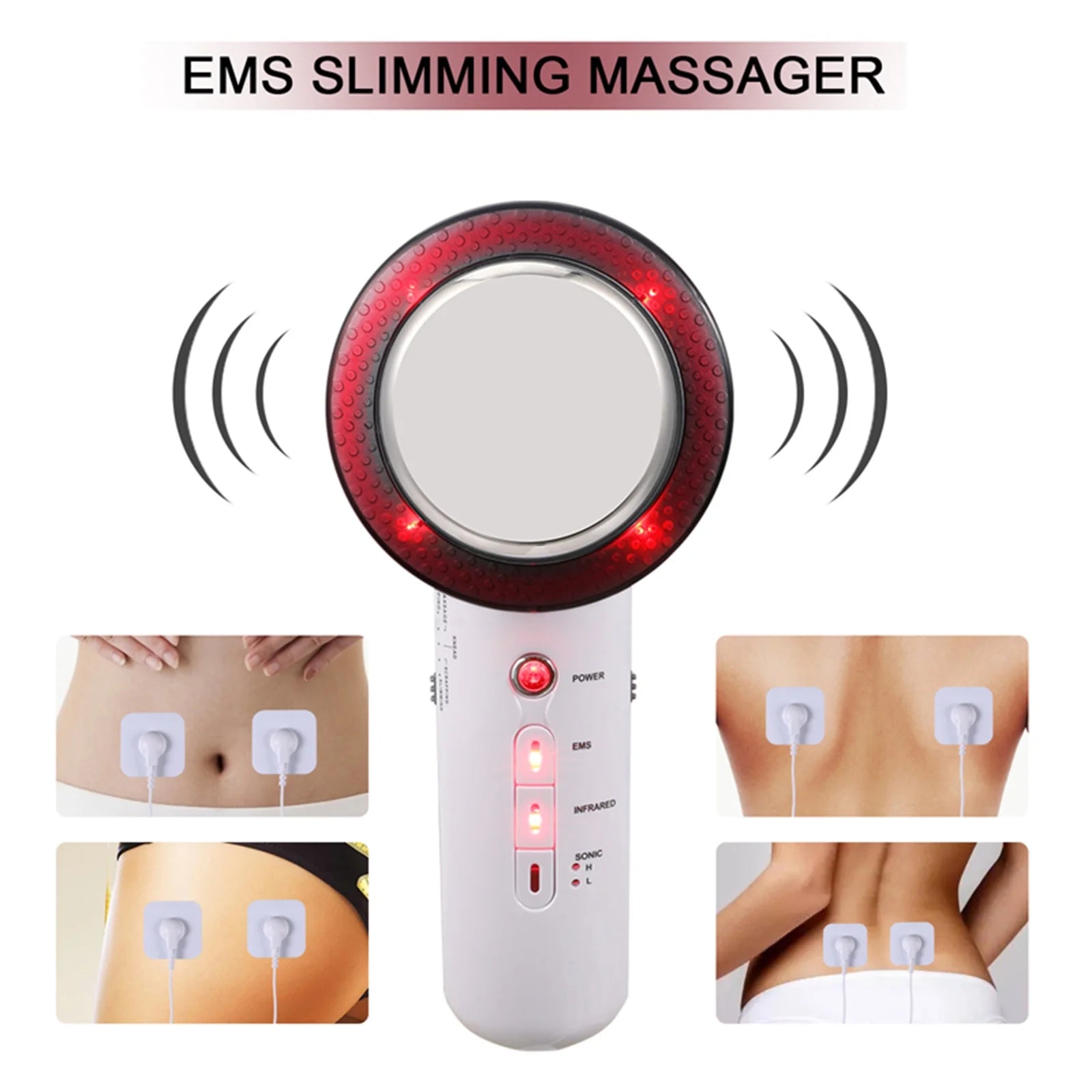 3 in 1 Fat Remover Massage Fat Lose Machine,For Arms Waist Hip Foot/Legs Massager