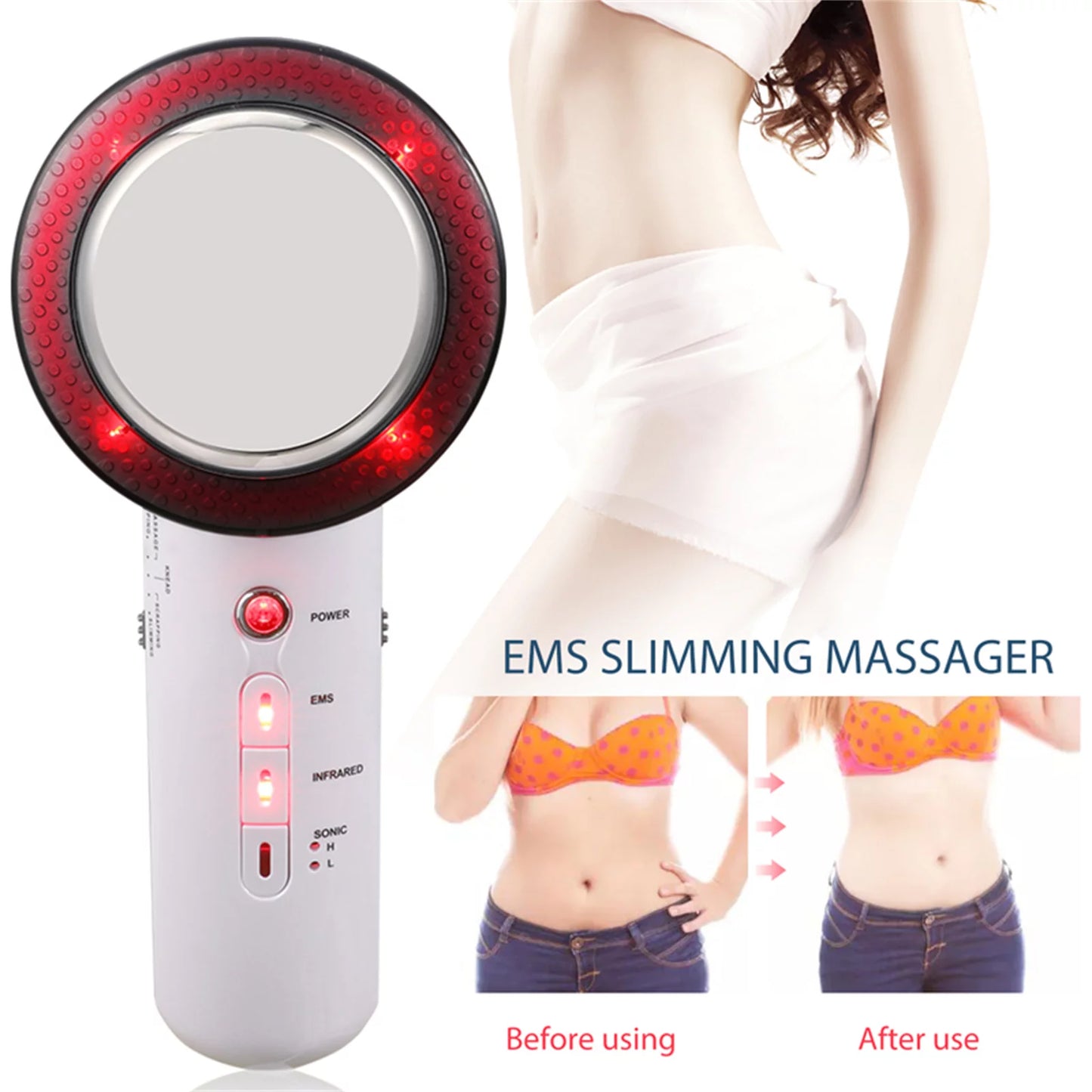 3 in 1 Fat Remover Massage Fat Lose Machine,For Arms Waist Hip Foot/Legs Massager