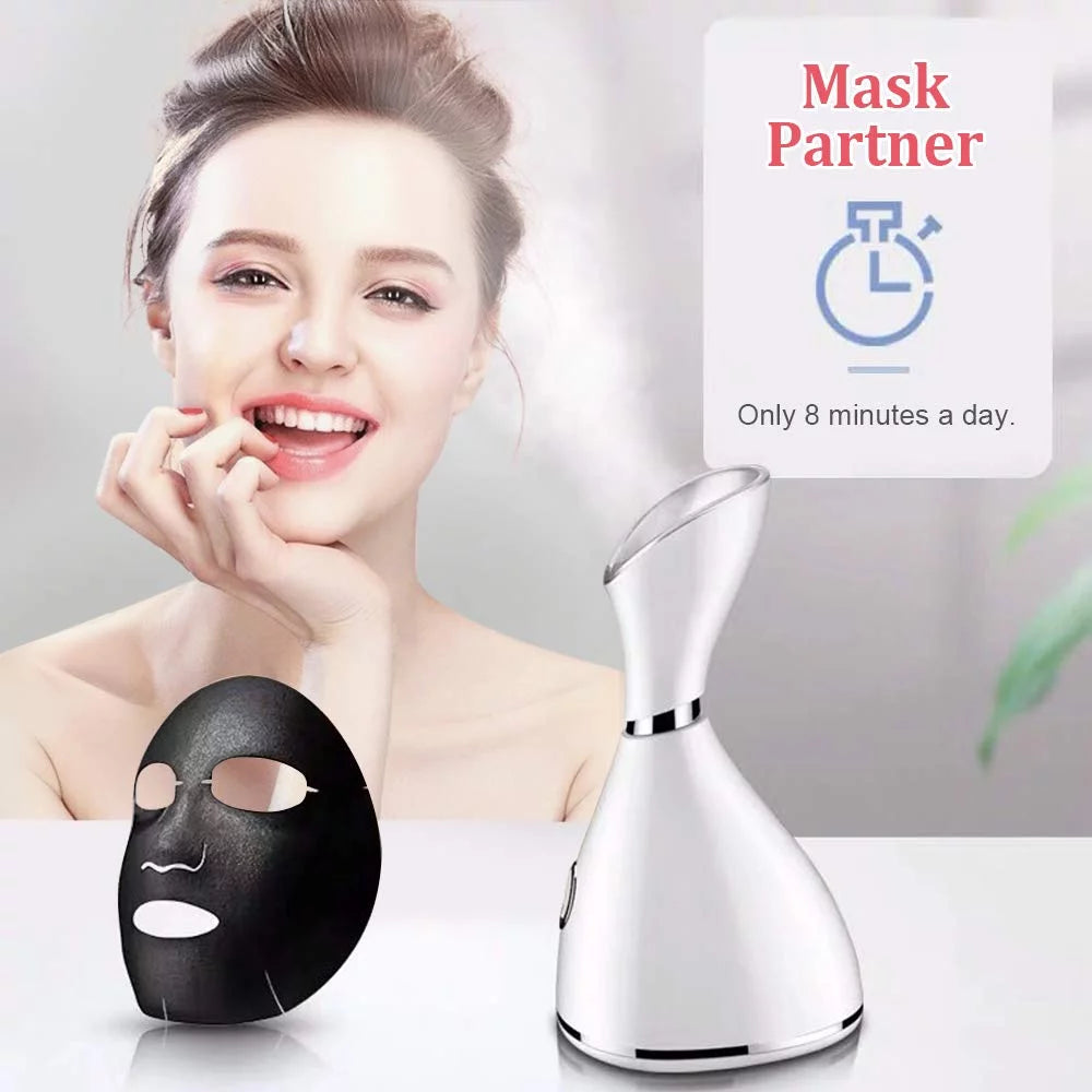 Facial Steamer,Nano Ionic Face Steamer,Facial Moisturizers Mist Sprayer