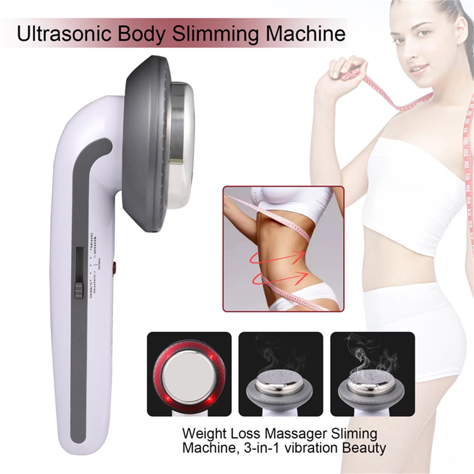 3 in 1 Fat Remover Massage Fat Lose Machine,For Arms Waist Hip Foot/Legs Massager